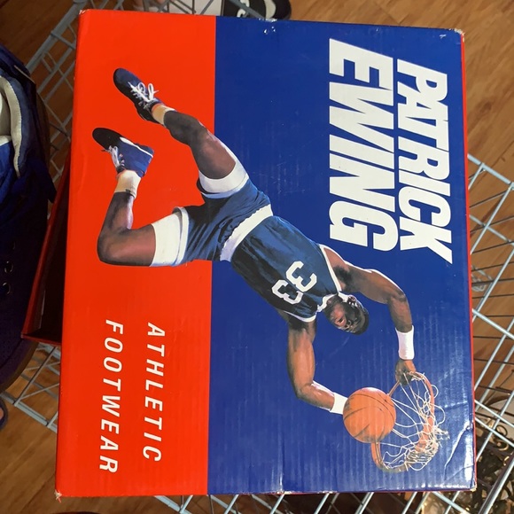 Blue Sude Patrick Ewing 9.5 Men’s Shoes - Picture 3 of 3